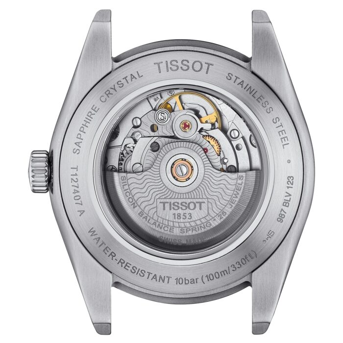 Tissot Gentleman Powermatic 80 Silicium Men's Green Watch - T127.407.11.091.01 - Image 2